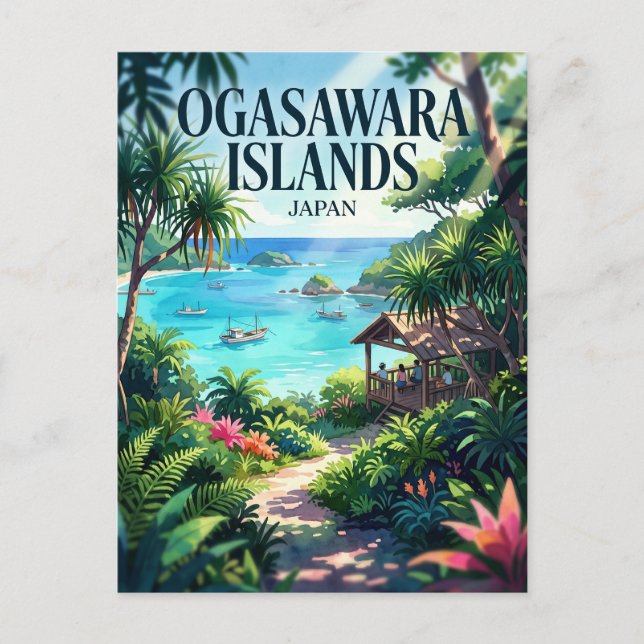Ogasawara Islands Japan Postcard (Front)