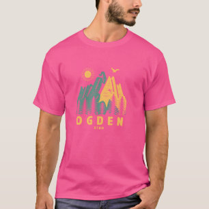 Ogden Mountains Utah Hiking Outdoors Vintage 1 T-Shirt