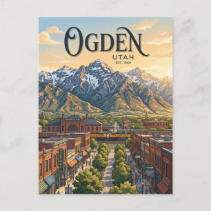 Ogden Utah Postcard