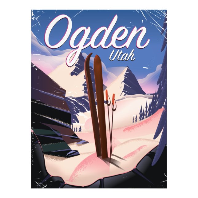 ogden, Utah Ski poster (Front)