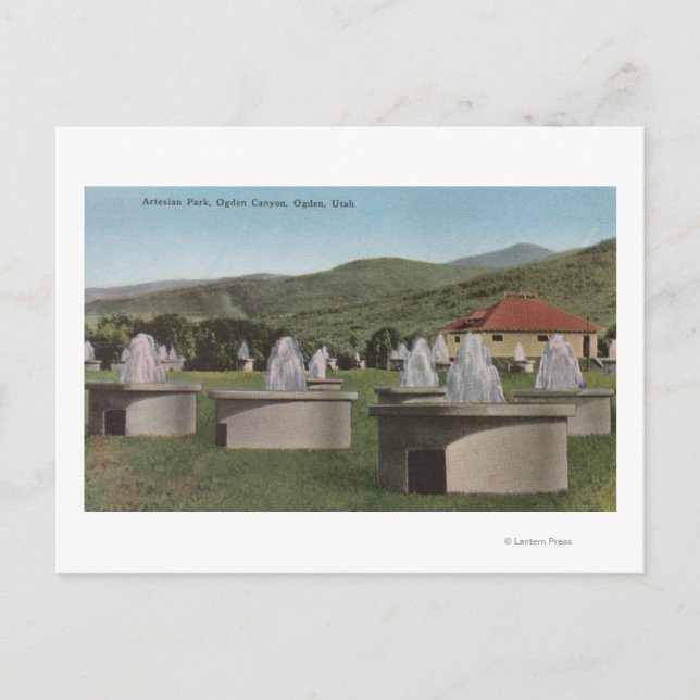 Ogden, UtahView of Artesian ParkOgden, Utah Postcard (Front)