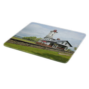 Ogdensburg Harbour Lighthouse NY Cutting Board