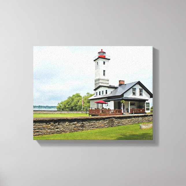 Ogdensburg Harbour Lighthouse, NY Wrapped Canvas (Front)