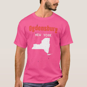 Ogdensburg New York Usa State America Travel New Y T-Shirt