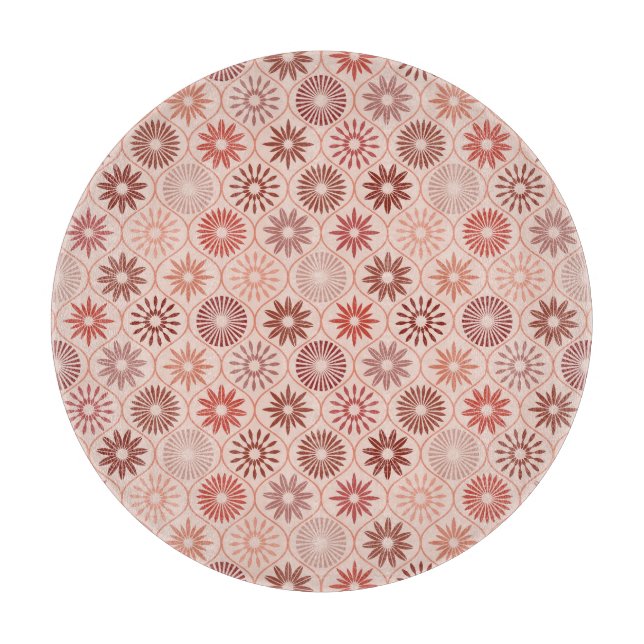 Ogee Boho flowers Cutting Board (Front)