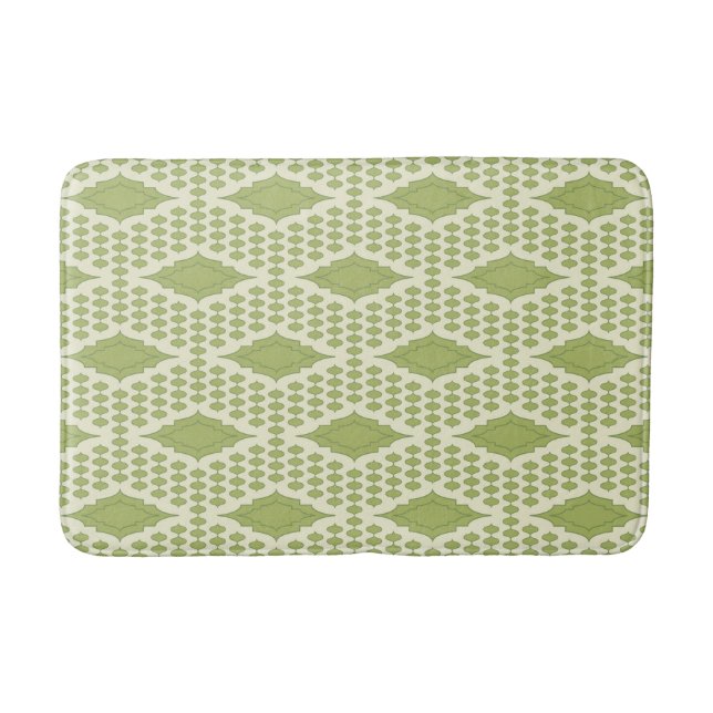 Ogge & Diamond Pattern Bath Mat (Front)