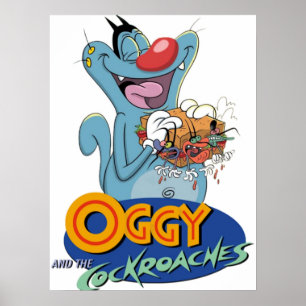 Oggy and the cockroaches  poster