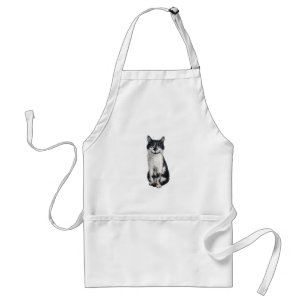 Ogie the cat standard apron
