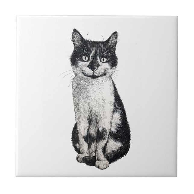 Ogie the cat tile (Front)