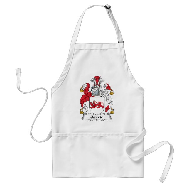 Ogilvie Family Crest Standard Apron (Front)