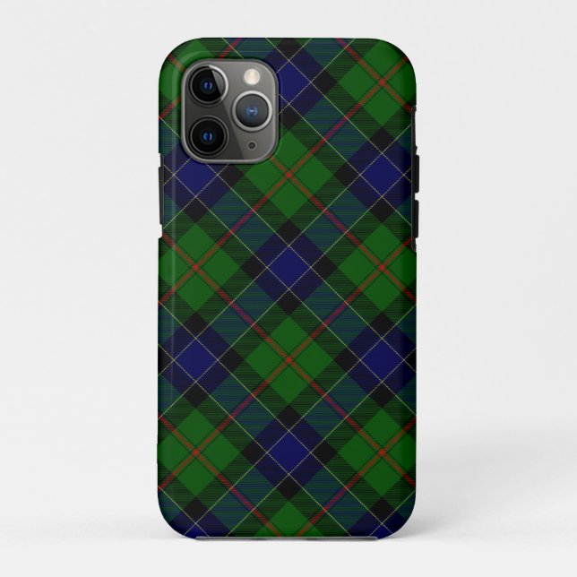 Ogilvie tartan blue green plaid Case-Mate iPhone case (Back)