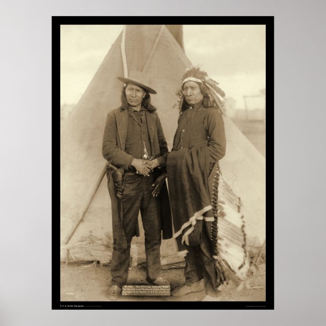 Oglala Chiefs Red Cloud & American Horse SD 1891 Poster (Front)