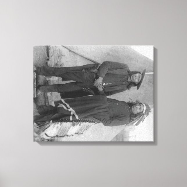 Oglala Chiefs "Red Cloud" and "American Horse" Canvas Print (Front)