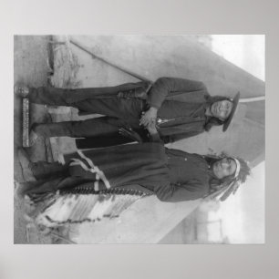 Oglala Chiefs "Red Cloud" and "American Horse" Poster