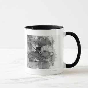 Oglala Indian Plenty Horses with 2 White Soldier Mug