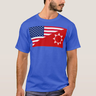 Oglala Lakota American Flag T-Shirt
