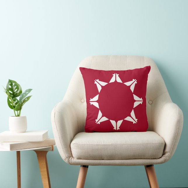 Oglala Lakota Sioux Flag  Cushion (Chair)