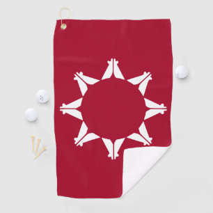 Oglala Lakota Sioux Flag Golf Towel