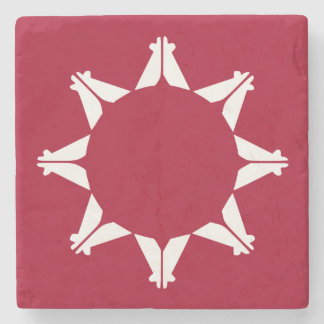 Oglala Lakota Sioux Flag Stone Coaster
