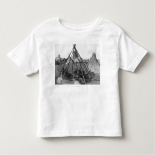 Oglala Women and Children inside Tipi Toddler T-Shirt