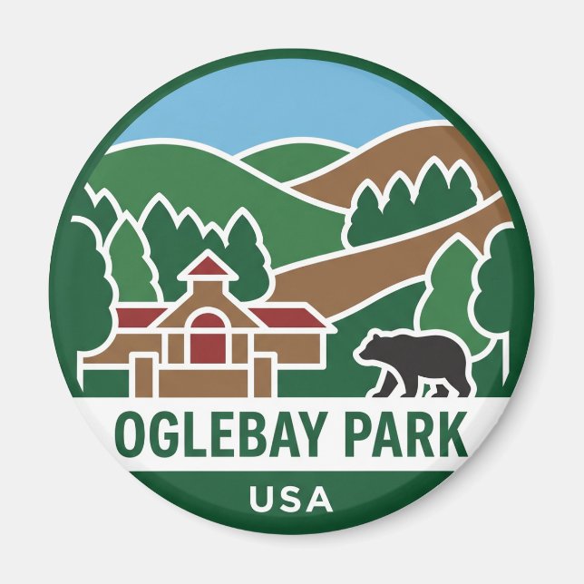 Oglebay Park USA Magnet (Front)