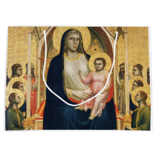 Ognissanti Madonna, Giotto, 1306-1310 Large Gift Bag