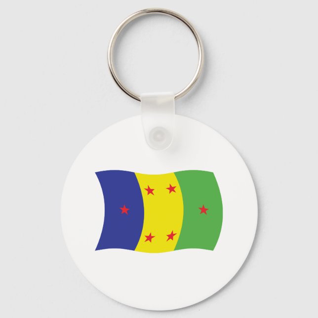 Ogoni People Flag Keychain (Front)