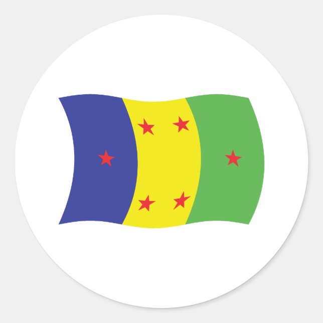Ogoni People Flag Sticker (Front)