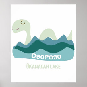 Ogopogo the Okanagan Lake Monster Poster