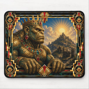 Ogre, Art Deco Mythical Mouse Pad