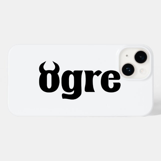 Ogre Case-Mate iPhone Case (Back (Horizontal))