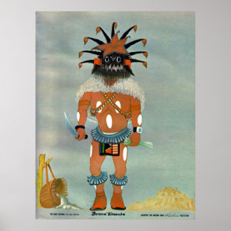 "Ogre" kachina print