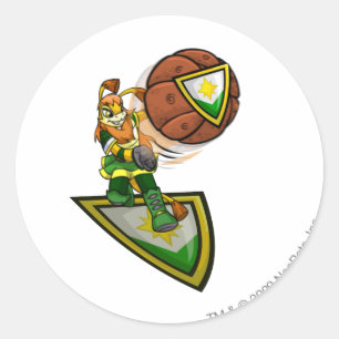 Ogrin Brightvale Player Classic Round Sticker