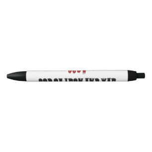 Ogun God Of Iron And War Black Ink Pen