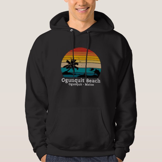 Ogunquit Beach Ogunquit - Maine Hoodie (Front)
