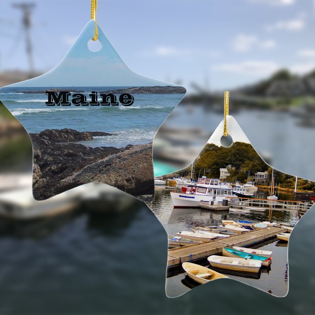 Ogunquit,Maine Ceramic Tree Decoration (Creator Uploaded)