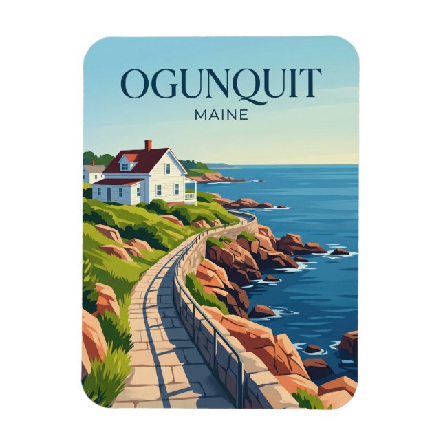 Ogunquit Maine Magnet (Vertical)