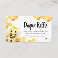 Oh Babee Bee Baby Shower Diaper Raffle
