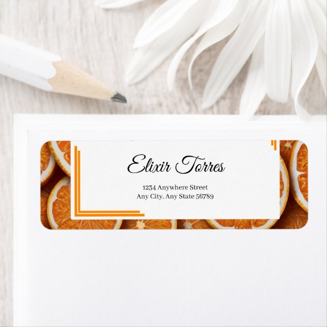 Oh Baby A Little Cutie Orange Citrus Baby Shower (Insitu)