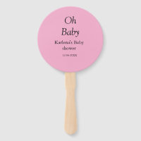 Oh baby add name baby shower date simple minimal t