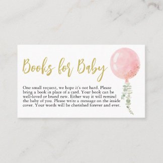 Oh Baby Baby Shower Books for Baby Business Card