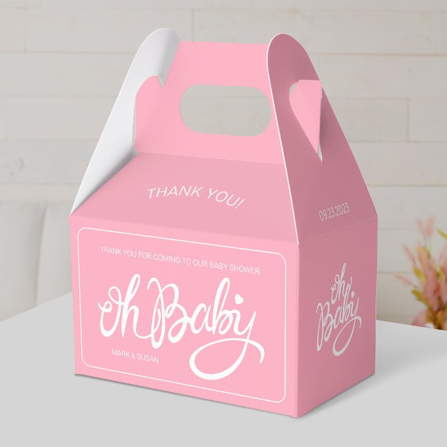 Oh baby - Baby Shower Gable Box - Girl (Creator Uploaded)