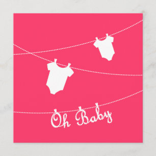 Oh Baby! Baby Shower Invitation