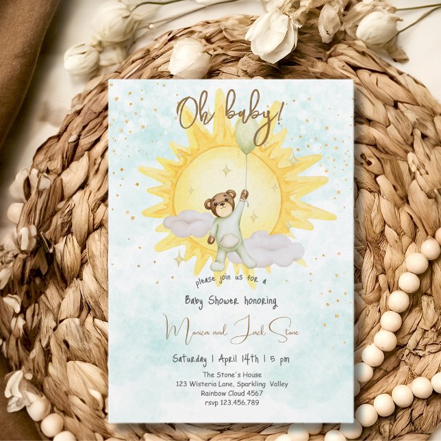 Oh baby, baby shower invitation (Creator Uploaded)