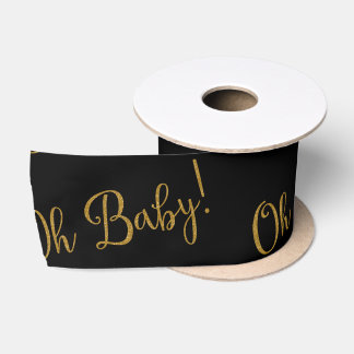 Oh Baby Baby Shower Satin Ribbon