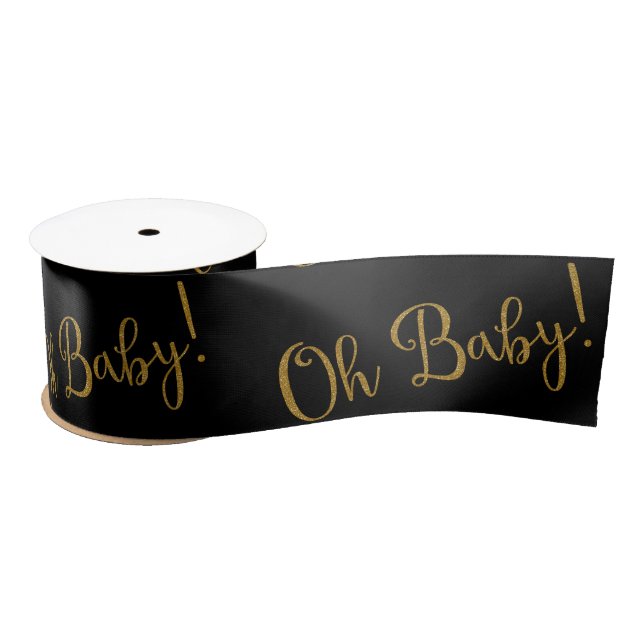 Oh Baby Baby Shower Satin Ribbon (Spool)