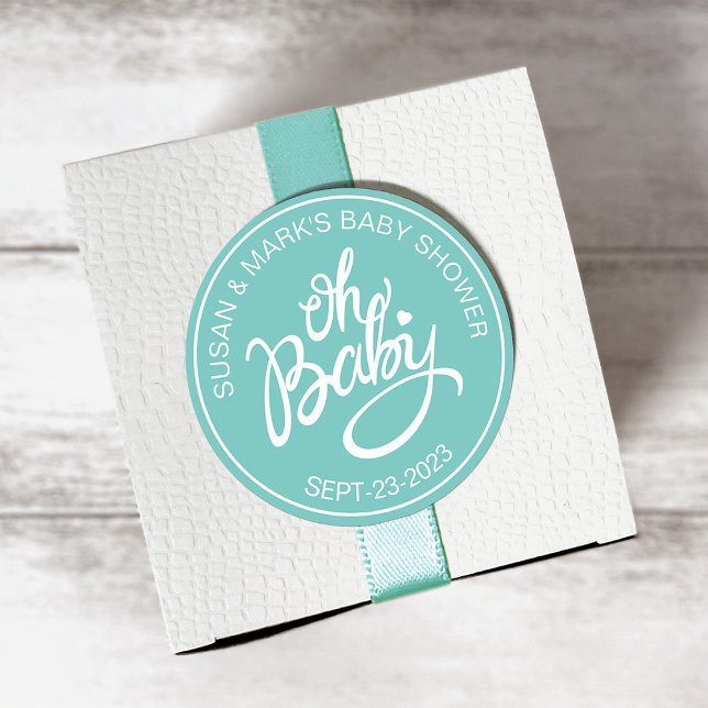 Oh Baby Baby Shower Sticker (Creator Uploaded)