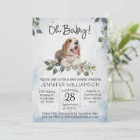 Oh Baby! Beagle Puppy Dog Baby Shower