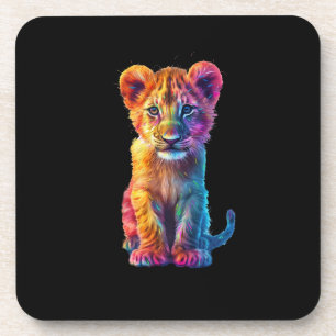 Oh Baby Big Cat Cub  Coaster