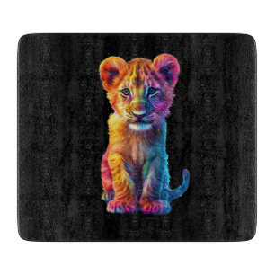Oh Baby Big Cat Cub Cutting Board